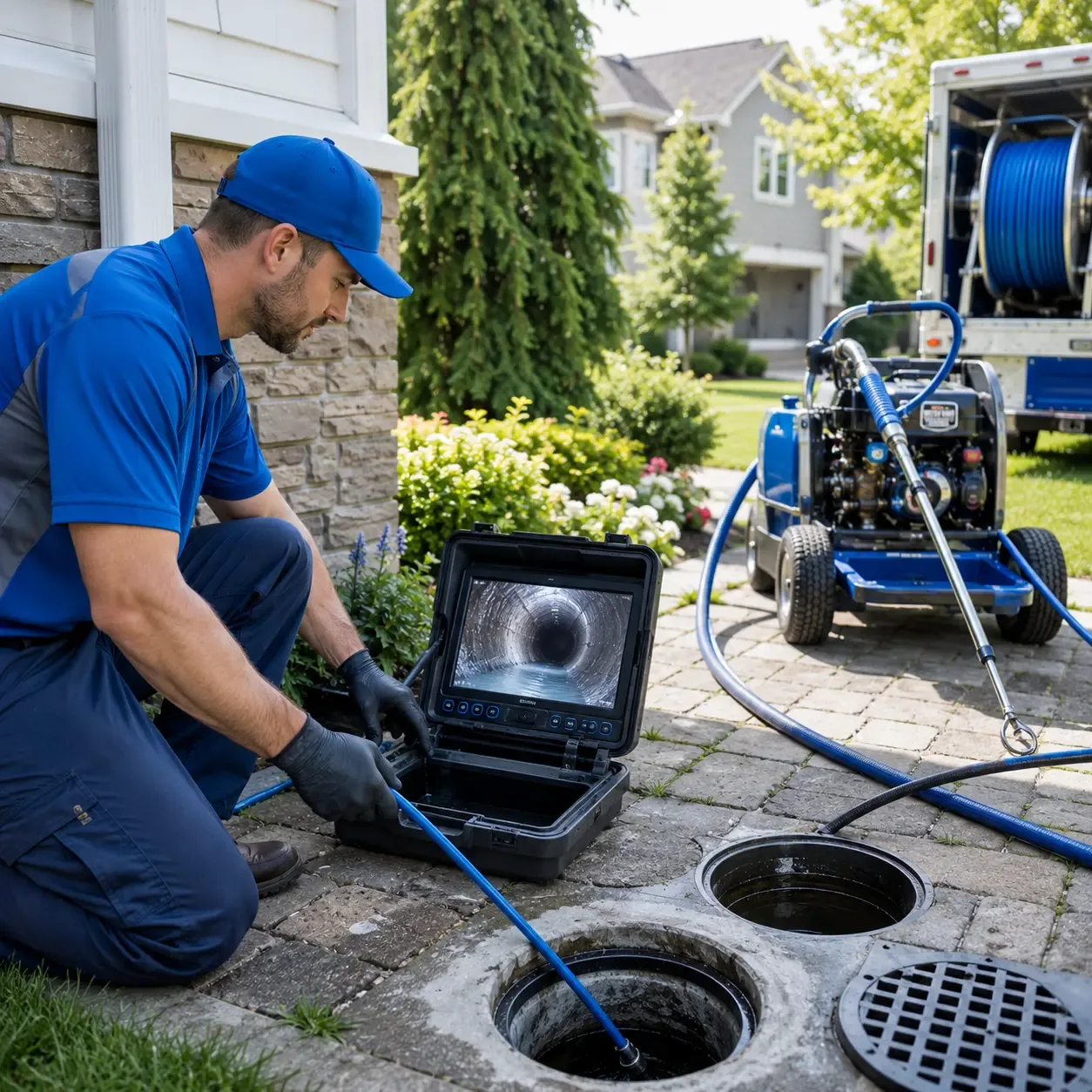 Outdoor drain cleaning professionals serving Lawton, IA